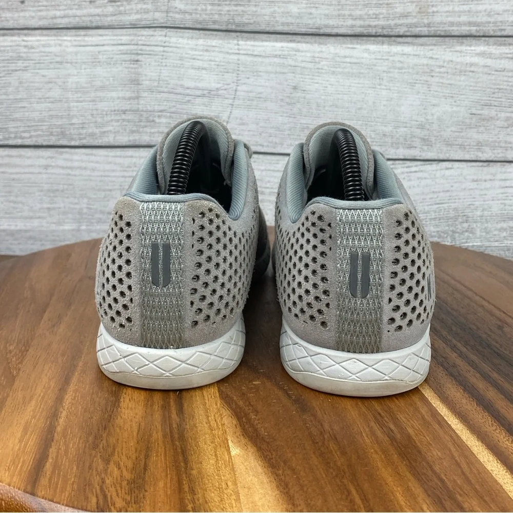 NoBull Outwork Perforated Grey Suede CrossFit Training Shoes Women’s Size 8.5